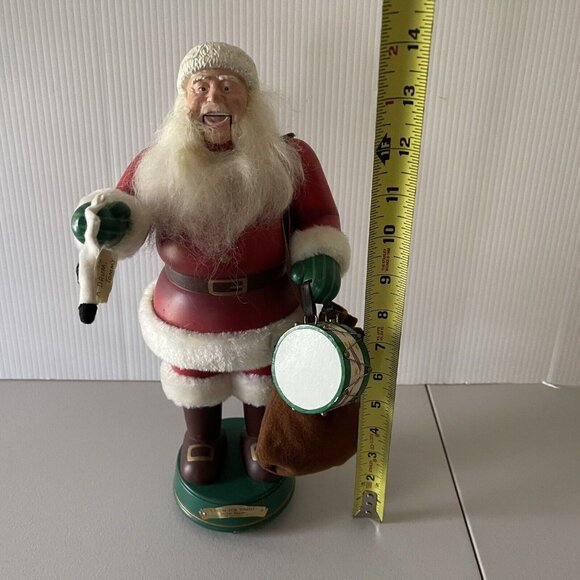 Nutcracker Kurt Adler Norman Rockwell Santa A Drum For Tommy Limited Edition Vtg - Picture 3 of 16